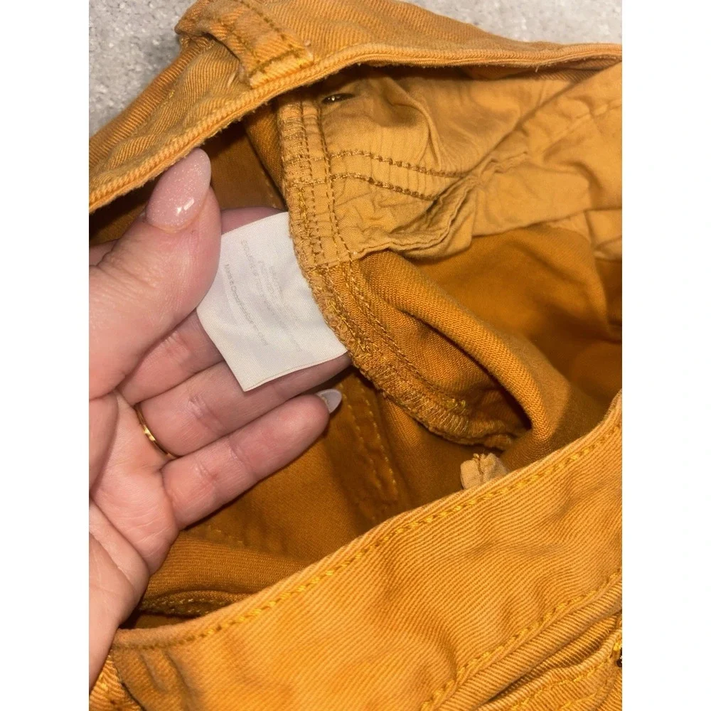 Tory Burch Yellow/orange Denim Ivy Super Skinny Jeans Size‎ 27